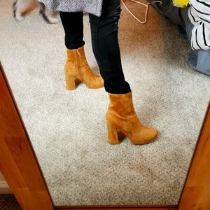 Tan boots